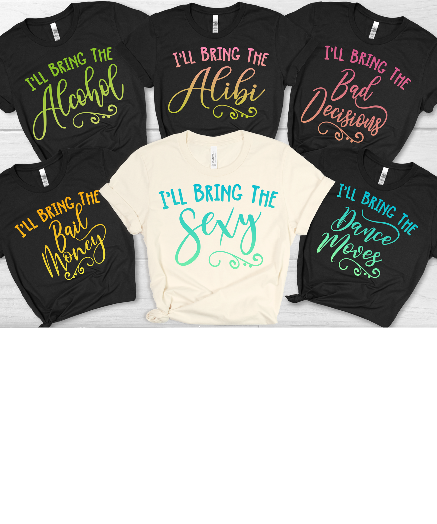 🍸 The Ultimate Girls' Night Shirts Are HERE! 🍾