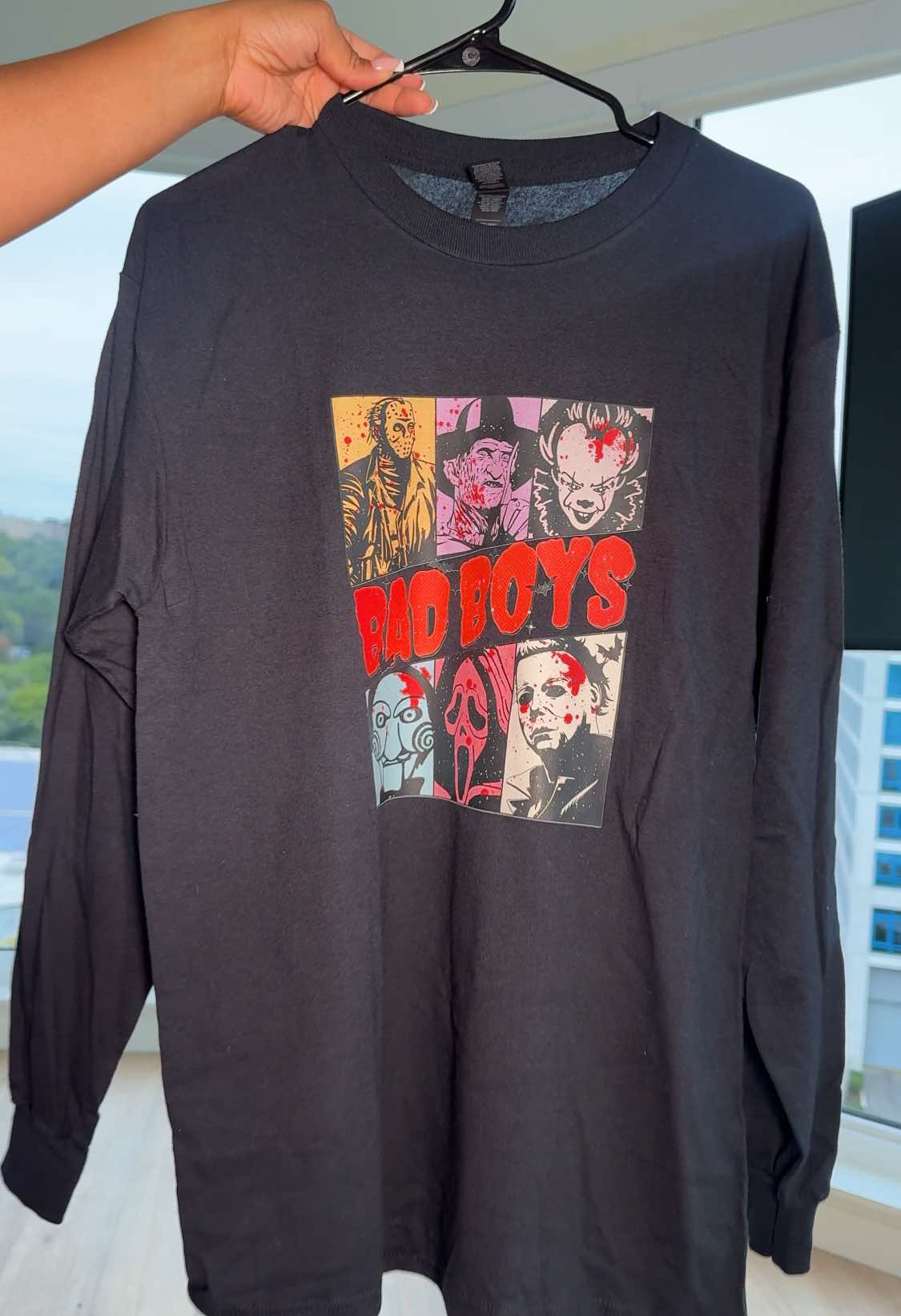 Halloween Collection: Bad Boy T-shirt Series - Jason, Freddy, Pennywise, Jigsaw, Pennywise, and Michael Myers