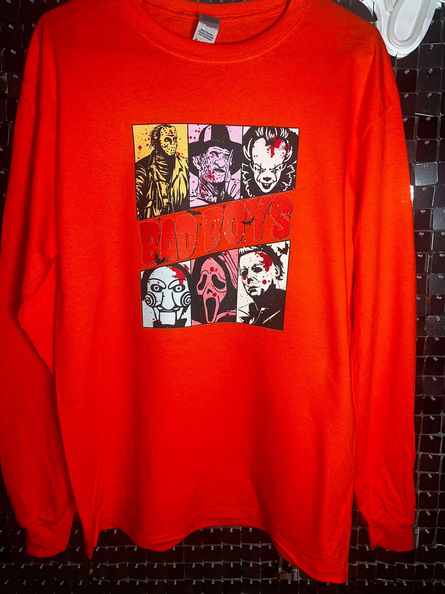 Halloween Collection: Bad Boy T-shirt Series - Jason, Freddy, Pennywise, Jigsaw, Pennywise, and Michael Myers