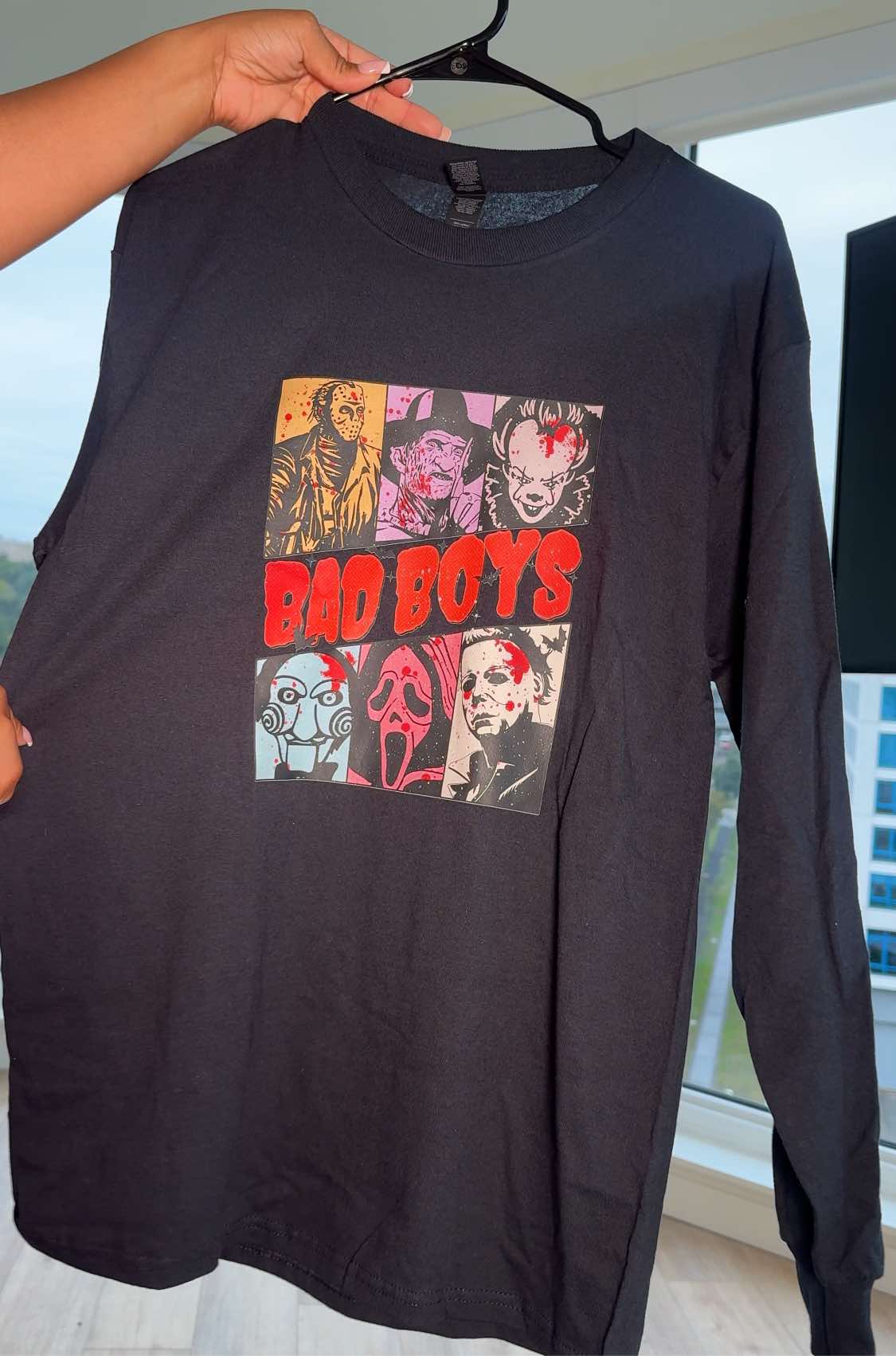 Halloween Collection: Bad Boy T-shirt Series - Jason, Freddy, Pennywise, Jigsaw, Pennywise, and Michael Myers