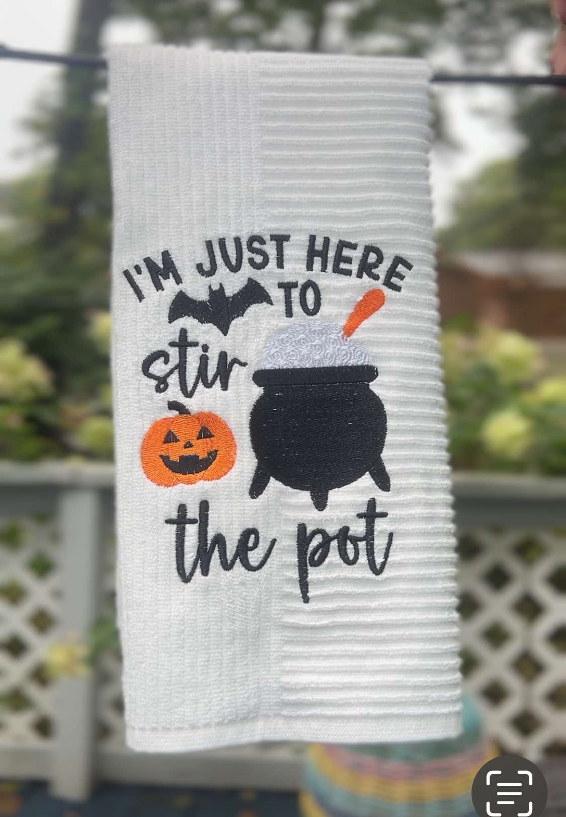 Halloween Collection - Machine Embroidery - Spooktacular Halloween Towel Collection!