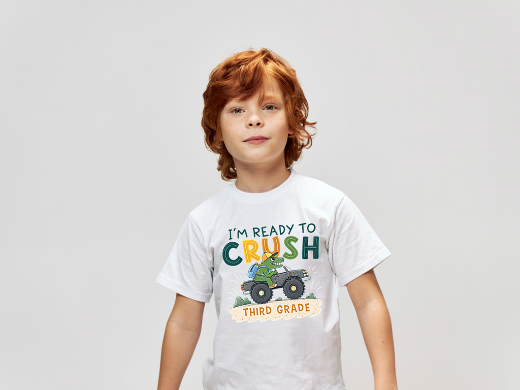 I’m Ready to Crush It T-Shirt – Back to School Shirt for Boys & Girls (Pre-K to 4th Grade)