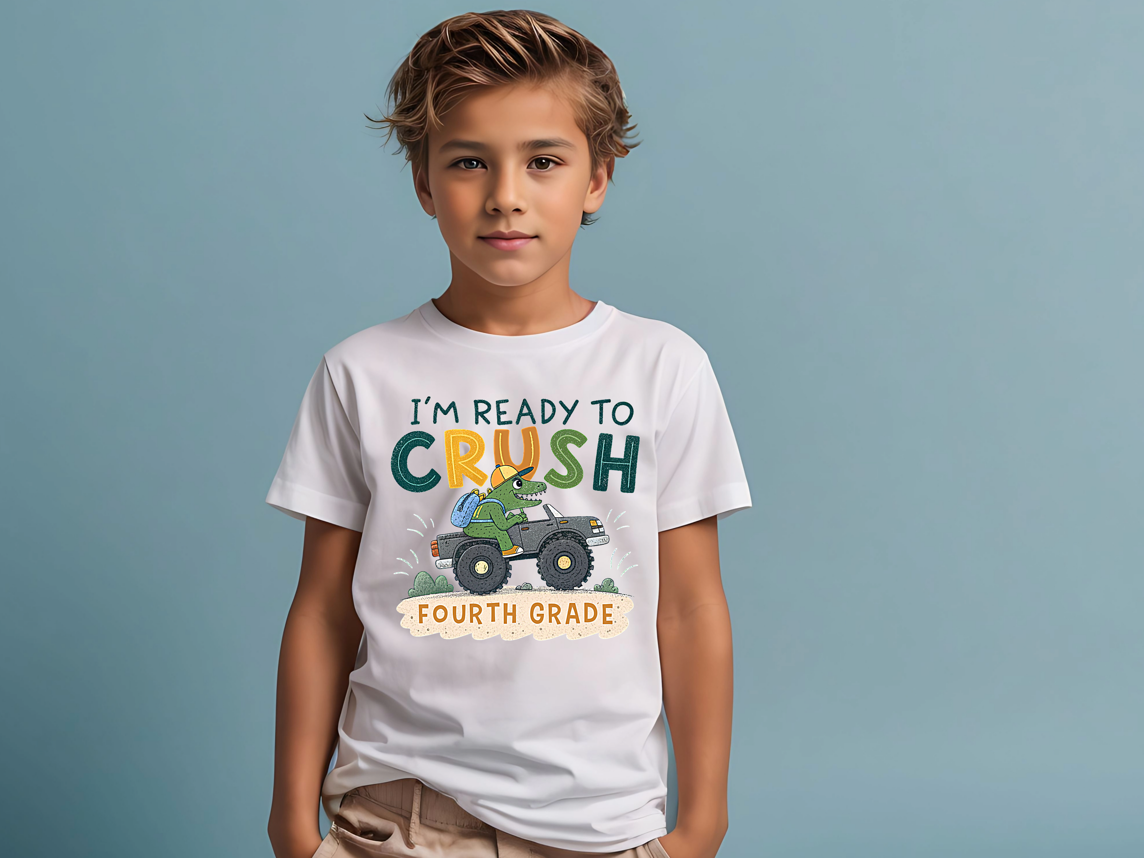 I’m Ready to Crush It T-Shirt – Back to School Shirt for Boys & Girls (Pre-K to 4th Grade)