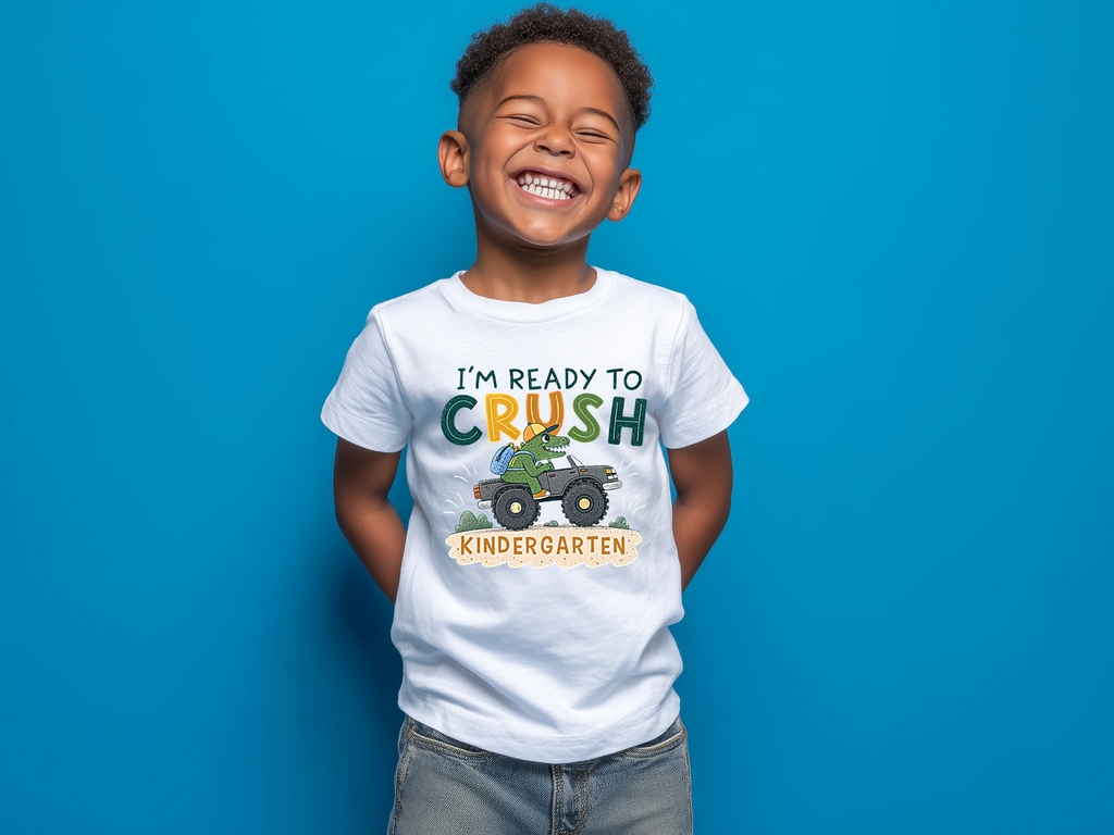 I’m Ready to Crush It T-Shirt – Back to School Shirt for Boys & Girls (Pre-K to 4th Grade)