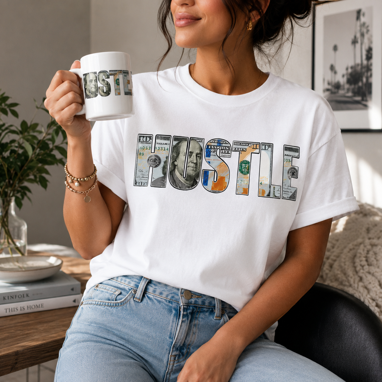 Hustle in Style: Money Energy Tee + Mug Combo