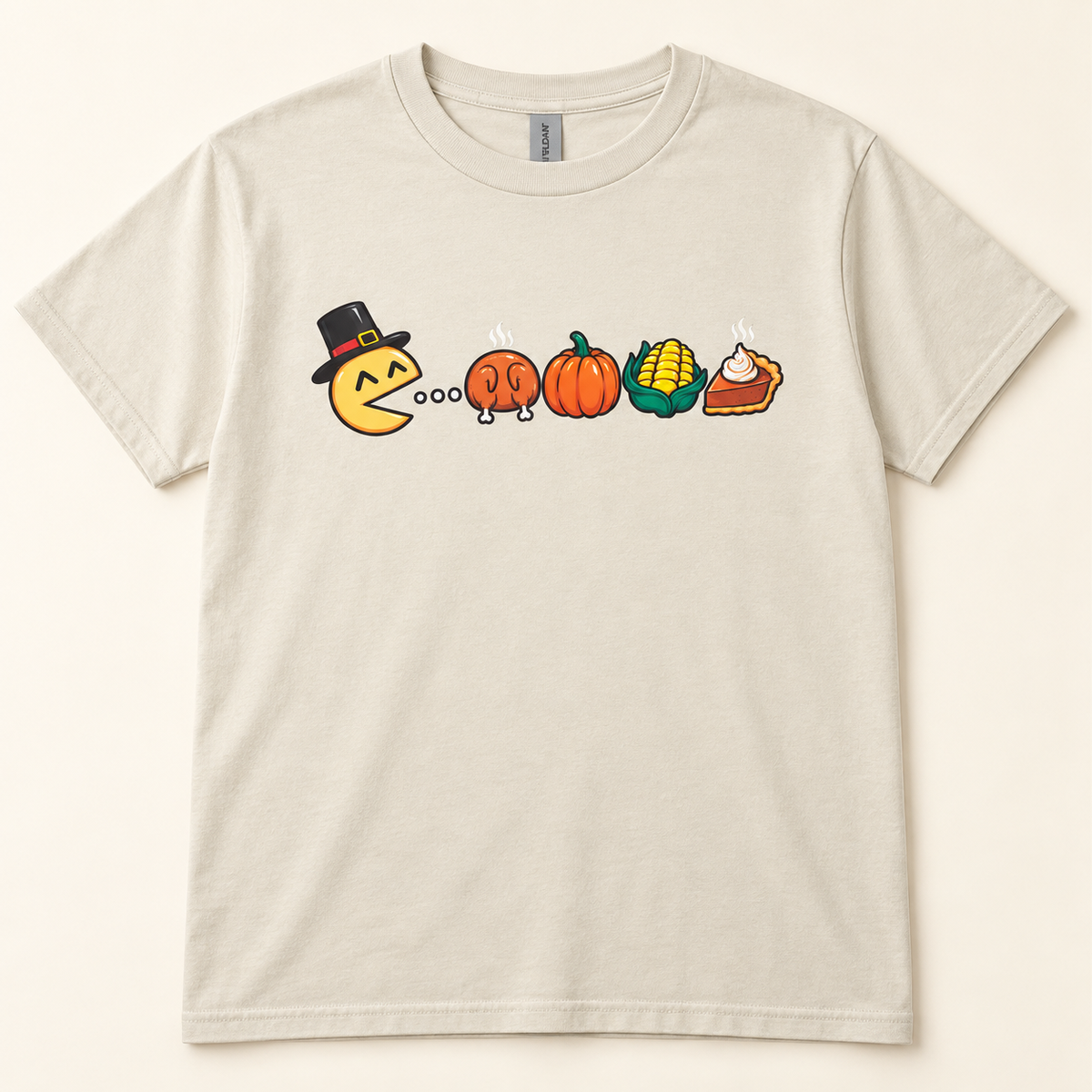 Nostalgic Thanksgiving Graphic Tee plain background