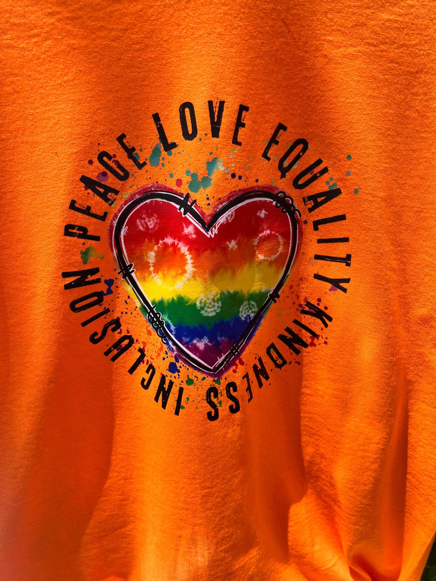 Pride Day T-Shirt - Love, Peace, and Equality