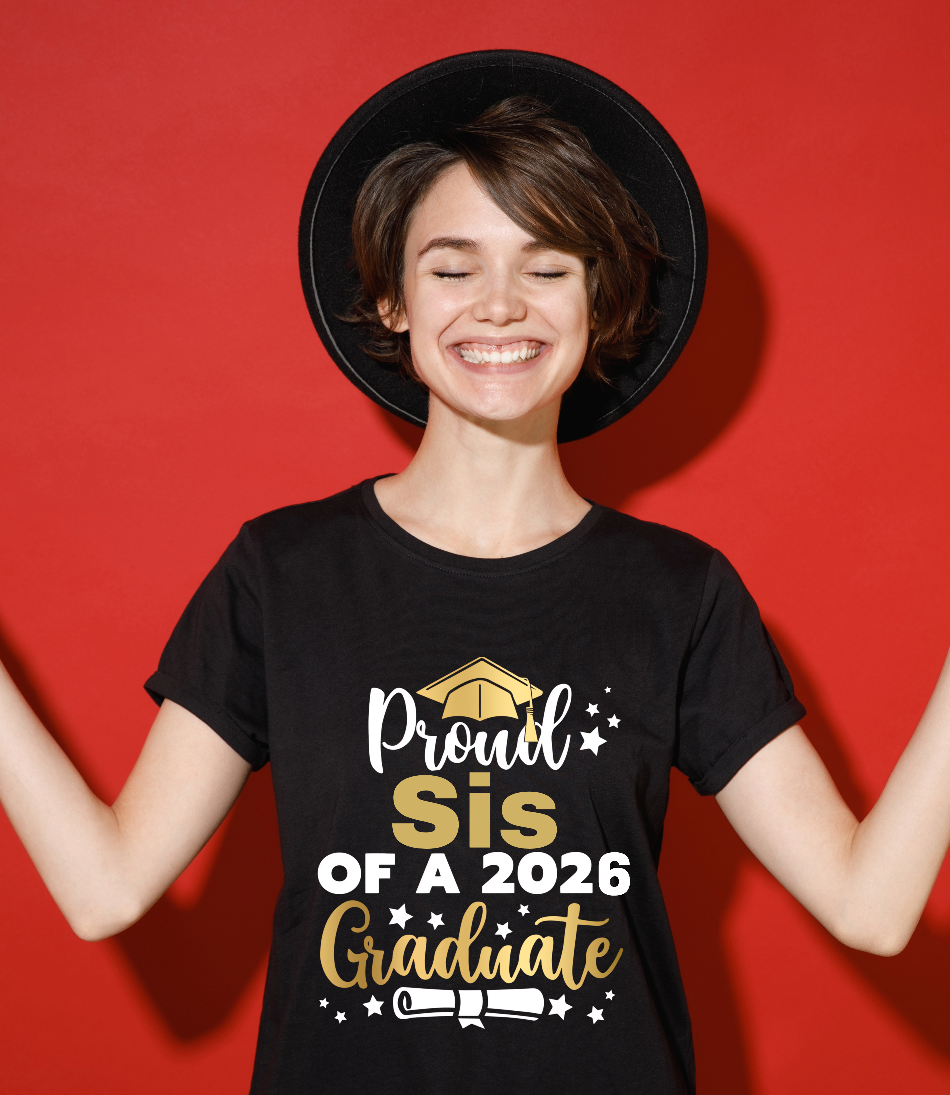 Proud [Custom Title] 2026 Graduate Fully Customizable Tshirt