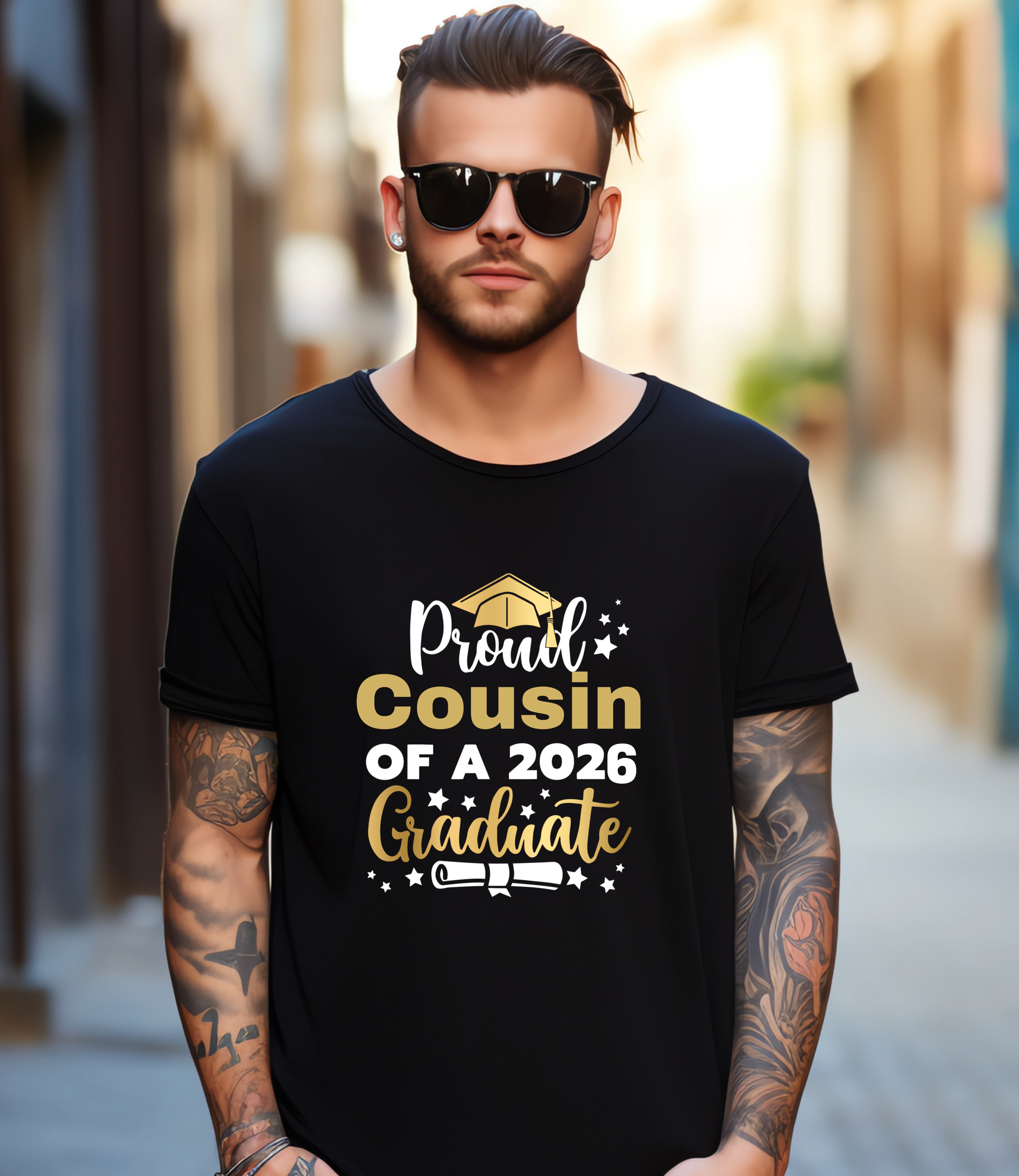 Proud [Custom Title] 2026 Graduate Fully Customizable Tshirt