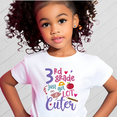 Back-to-School Grade Shirts (PreK–3rd) – Girls | Grayce Place