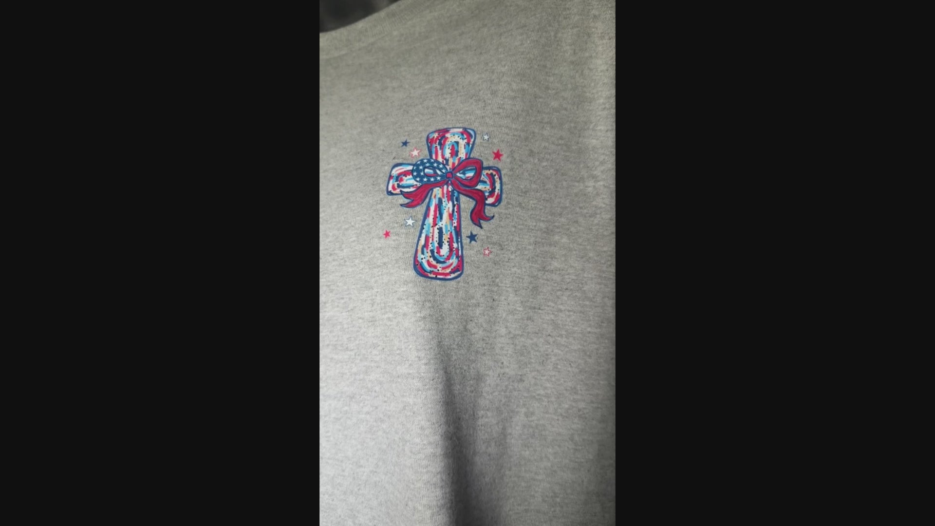 Close Up front Design stars and stripes