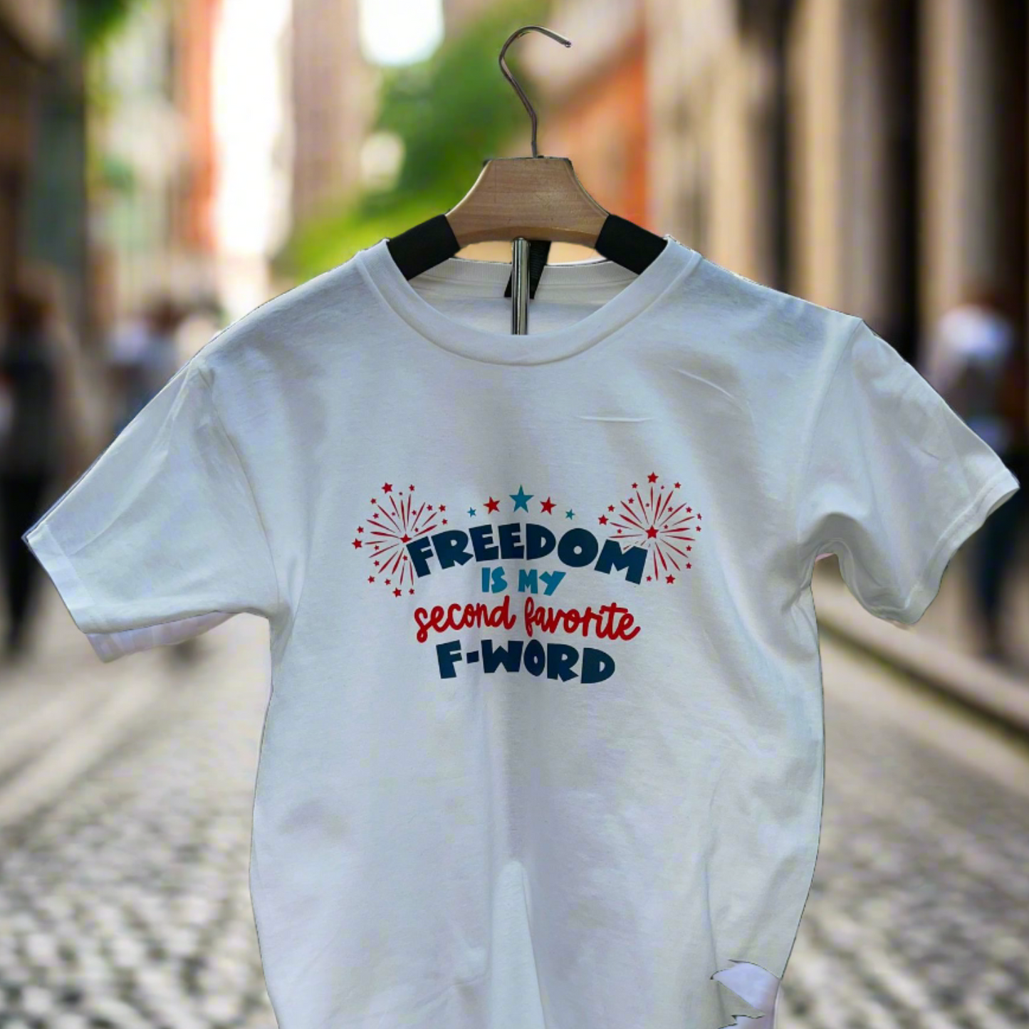 Funny Graphic Tshirt - "Freedom is my Second Favorite F-Word"